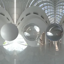 Museum lobby